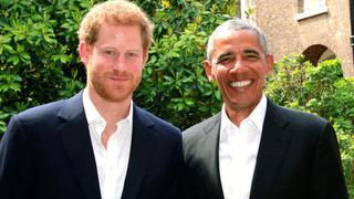 Obama visitó al príncipe Harry enel palacio de Kensington