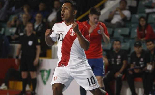 Perú venció por 7-2 a Chile en su debut en el Sudamericano Sub 20 de futsal | Foto: @SeleccionPeru