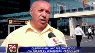 Ciudadano italiano fue detenido al ser confundido con burrier