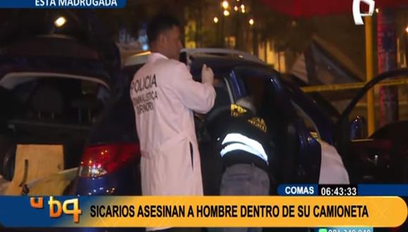 Los criminales aprovecharon que Alfredo Lizandro Pacheco Sierra detuvo su vehículo por la luz roja del semáforo en la zona de Collique para dispararle en siete oportunidades.