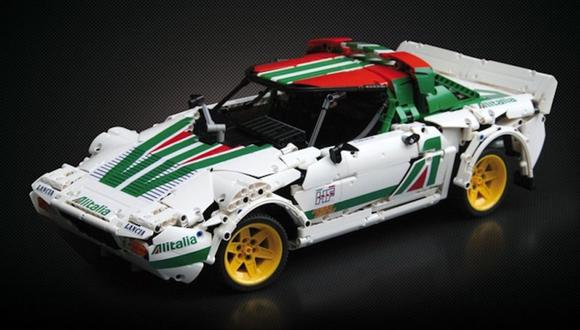 El Lancia Stratos HF ganó el Mundial de Rally en 1974, 1975 y 1976. (Fotos: Lego Ideas)
