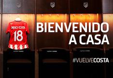 Atlético Madrid hace oficial el fichaje de Diego Costa
