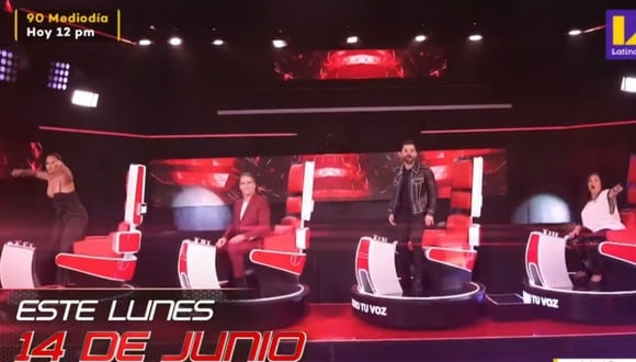 La Voz Perú volverá a la televisión peruana de la mano de cuatro coaches y diferentes talentosos participantes. (Foto: Captura Latina).