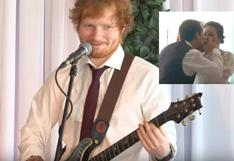 YouTube: mira cómo sorprendió Ed Sheeran a una pareja de casados