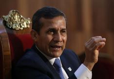 Ollanta Humala: “Este gobierno no se detiene por todo el ruido político”