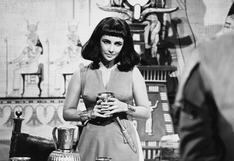 Elizabeth Taylor filmando ‘Cleopatra’ en 1962 
