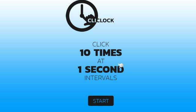 Clicklock: Te menciona que tan preciso eres contando los números. El juego te mostrará si pasaste pocos microsegundos o diste exacto, según la velocidad en que des un clic. (Foto: Clicklock)