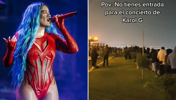 Karol G se encuentra en nuestro país como parte de su gira “Bichota Tour Reloaded”. (Foto: @karolg.news / TikTok)