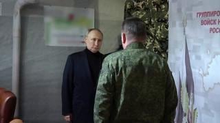 Putin visita cuarteles de las tropas rusas en los frentes de guerra de Kherson y Lugansk