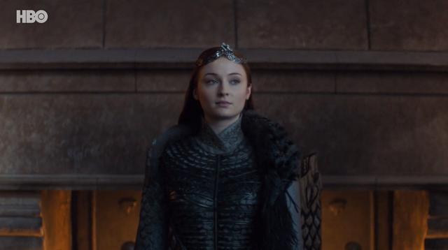 Sansa Stark (Sophie Turner), Reina del Norte. Foto: HBO.