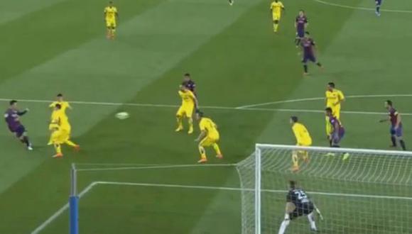 Lionel Messi culminó jugada del Barcelona con un toque maestro
