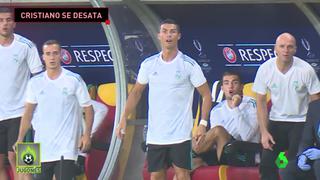 Cristiano Ronaldo:la angustia y compañerismo desde el banco de suplentes [VIDEO]