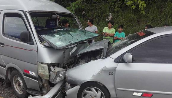 Junín: choque entre dos vehículos dejó siete personas heridas