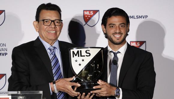 Carlos Vela fue elegido como el mejor jugador de la MLS | Foto: AP