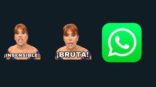 ¡Ya puedes descargar los stickers de WhatsApp de Magaly Medina! Sigue estos pasos