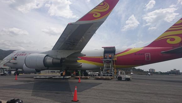 Venezuela: aterriza en Caracas un avión chino con 71 toneladas de ayuda médica. (Foto: Cancillería de Venezuela).