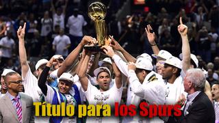 Los Spurs ganan el título de la NBA al vencer a Miami Heat