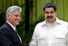 Cuba expresa su "firme apoyo" a Maduro ante "intento golpista"