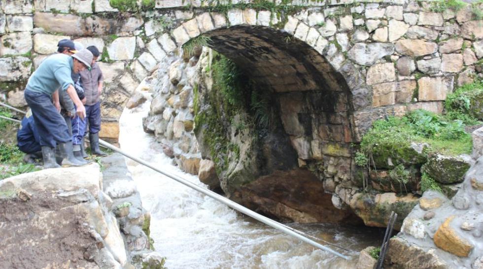 Pasco: campesinos rehabilitaron el histórico puente Cuchischaca - 1