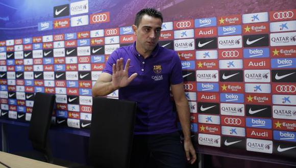 Xavi Hernández se despide de Barcelona: "Es el momento de irme"