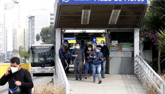 Servicios de transporte público en Lima y Callao tendrán horario especial por el feriado de Semana Santa. (Foto: Lino Chipana / El Comercio)