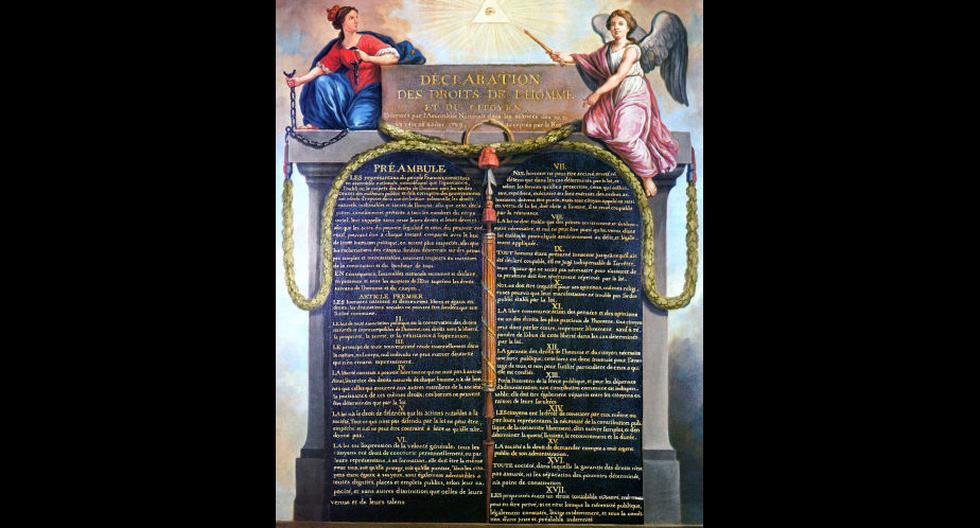 Un d&iacute;a como hoy, pero en 1789, se aprob&oacute; la Declaraci&oacute;n de los Derechos del Hombre y del Ciudadano en medio de la Revoluci&oacute;n Francesa. (Foto: Wikimedia)