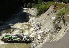 Tragedia en Chanchamayo: A 45 sube el número de víctimas por caída de bus a río Tarma 