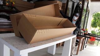 Coronavirus en Bolivia: ataúdes de cartón para enterrar a los más pobres en Santa Cruz | FOTOS 