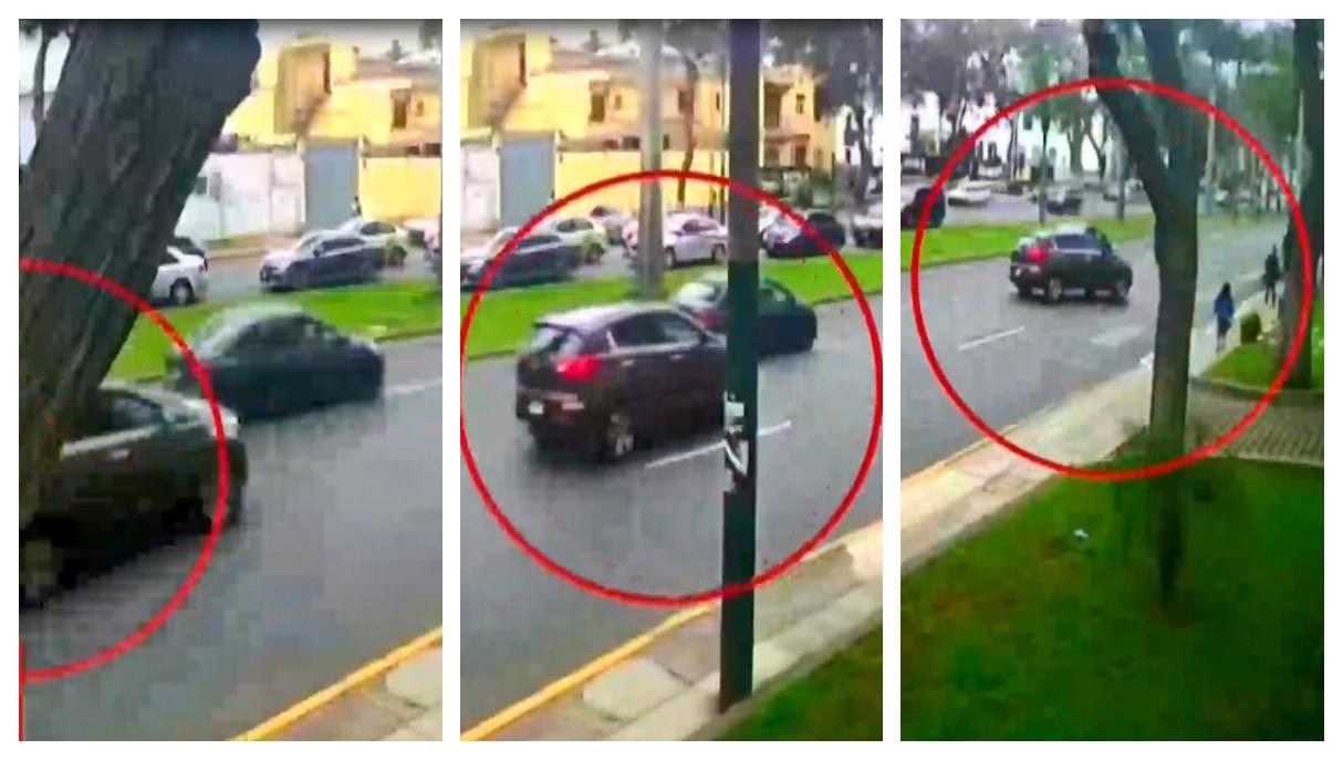 Los videos de las cámaras de seguridad de edificios ubicados en la zona del accidente ayudaron a determinar si un tercero intervino en el atropello.