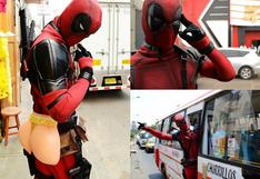 Deadpool hace de las suyas en las calles de Lima (FOTOS)