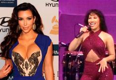 Kim Kardashian se disfrazó de Selena Quintanilla y movió las caderas al ritmo de 'bidi bidi bom bom'