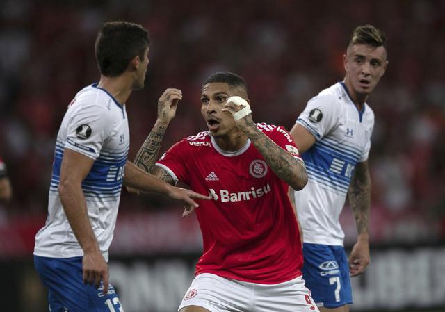 Internacional vs. Universidad Católica: las postales del partido de Copa Libertadores con gran actuación de Paolo Guerrero. (Foto: Agencias)