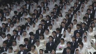 Corea del Sur: realizan gigantesco matrimonio colectivo a pesar del brote de coronavirus