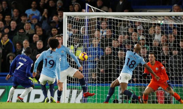 Chelsea vs. Manchester City EN VIVO: el golazo de Kanté para el 1-0 en Stamford Bridge. (Foto: Reuters)