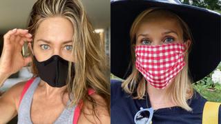Jennifer Aniston, Reese Whiterspoon y otras estrellas piden a sus fans que usen mascarillas 