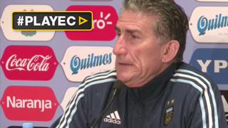 Edgardo Bauza: "Con Colombia vamos a ganar"