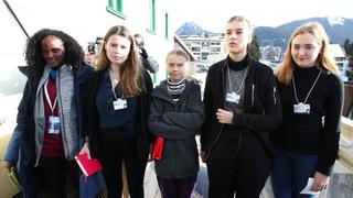 La foto de Greta Thunberg y otras activistas por la que la agencia AP se vio obligada a pedir disculpas