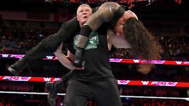 WWE: Brock Lesnar regresó con todo en el Monday Night Raw - 1
