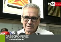 Gregorio Pérez lamenta eliminación de la Copa Libertadores