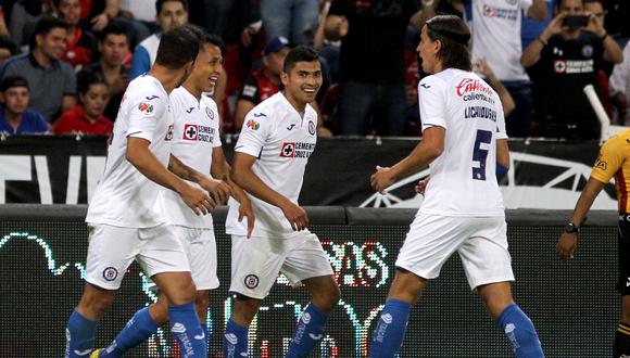 Cruz Azul venció 2-0 al Atlas por la décima jornada de la Liga MX con actuación estelar de Yoshimar Yotún. | Foto: AFP