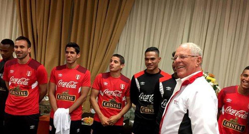 PPK recibirá en Palacio de Gobierno a los integrantes de la selección peruana de fútbol, a fin de felicitarlos por haber logrado el último miércoles la ansiada clasificación al Mundial Rusia 2018. (Foto: Andina)