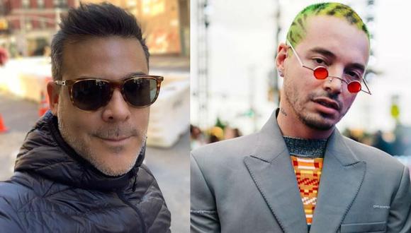 Adolfo Aguilar se tomó foto con J Balvin en Nueva York. (Imagen: Composición Instagram)