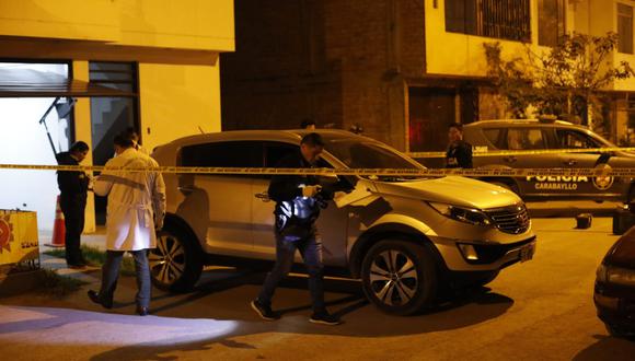 Joven fue asesinado por sicarios en Carabayllo cuando guardaba su moderna camioneta en su cochera. (Foto: César Bueno/@photo.gec)