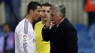 Carlo Ancelotti: "Cristiano tiene una molestia en la rodilla"