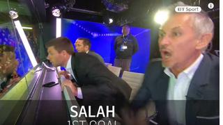 YouTube: Gerrard y su efusiva forma de celebrar los goles deSalah | VIDEO