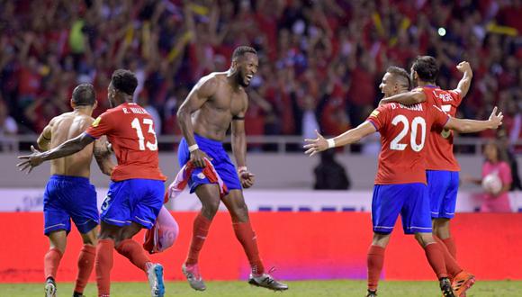 Costa Rica igualó 1-1 ante Honduras de manera agónica a los 94 minutos de juego, y se aseguró su pase al Mundial Rusia 2018. (Foto: AFP)