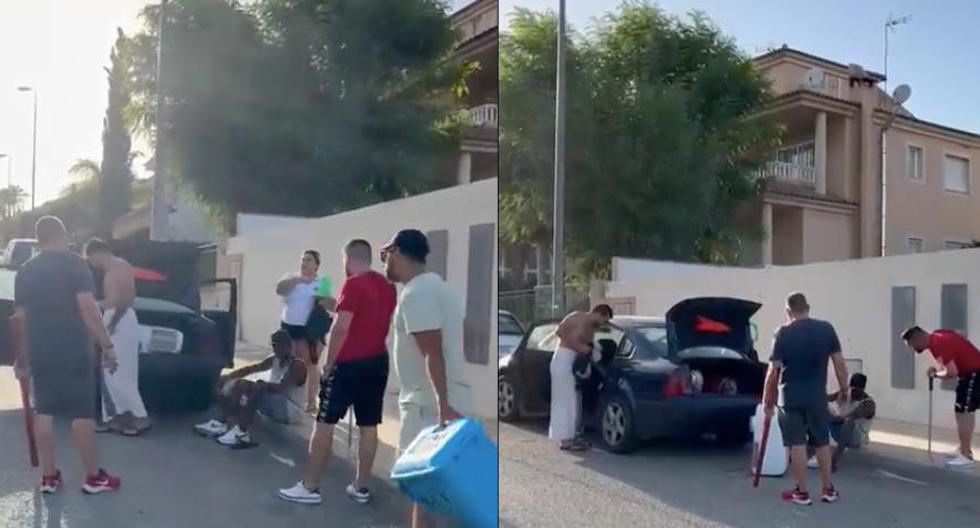 Viral Video Squatters in Spain a man kicked out a family that