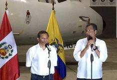 Rafael Correa: "La ayuda que nos ha dado el Perú ha sido enorme" 
