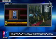 Juan Gabriel: así inició homenaje en Palacio de Bellas Artes de Ciudad de México