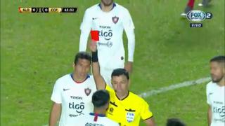 San Lorenzo vs. Cerro Porteño: Espínola y la brutal infracción que le costó la expulsión | VIDEO